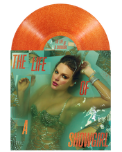Load image into Gallery viewer, THE LIFE OF A SHOWGIRL: SWEAT AND VANILLA PERFUME PORTOFINO ORANGE GLITTER VINYL
