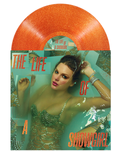 THE LIFE OF A SHOWGIRL: SWEAT AND VANILLA PERFUME PORTOFINO ORANGE GLITTER VINYL