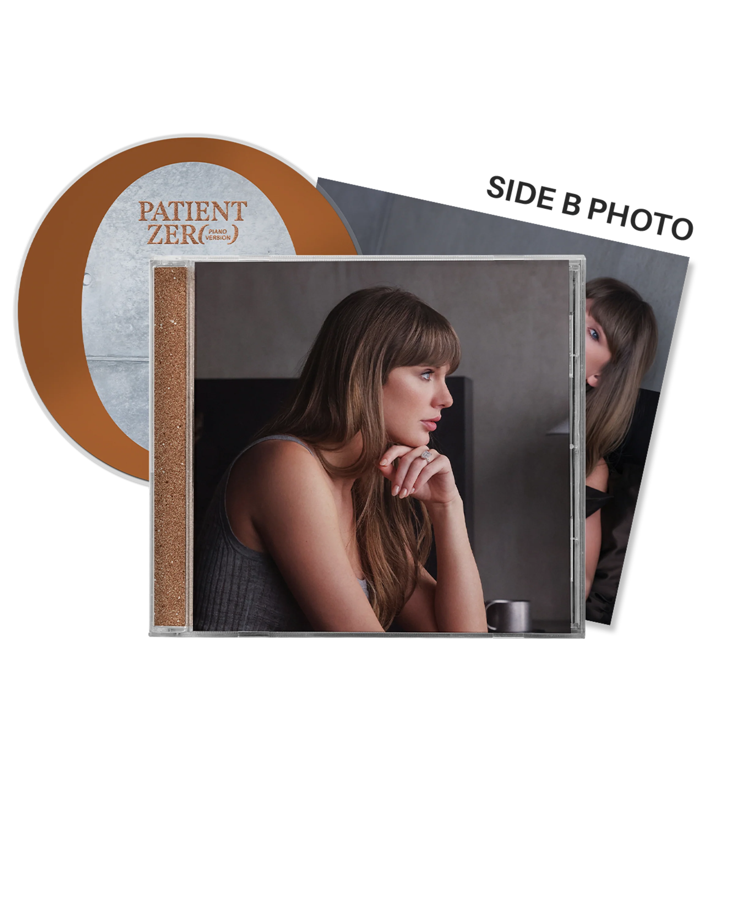 PATIENT ZERO (PIANO VERSION) CD WITH DOUBLE-SIDED COVER