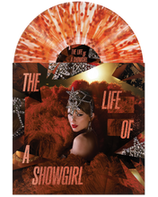 Load image into Gallery viewer, THE LIFE OF A SHOWGIRL: THE TINY BUBBLES IN CHAMPAGNE EDITION (RED LIPSTICK &amp; LACE TRANSPARENT VINYL)
